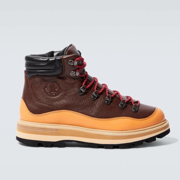 Moncler Peka Trek Hiking Boots Brown Men’s Size EU 40/US 7 - Picture 1 of 11